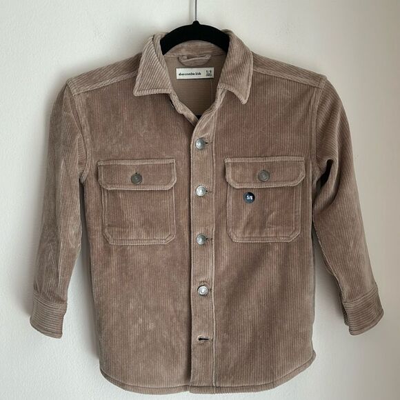 abercrombie kids Other - Abercrombie Kids Boys Corduroy jacket shacket long sleeve button down 5/6 NWT!